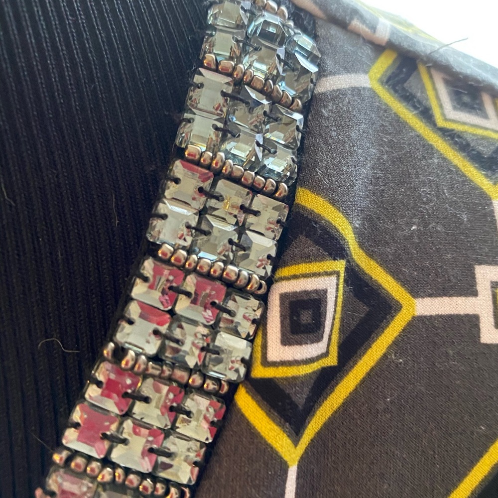 JM Collection Rhinestone Top - Picture 3 of 5